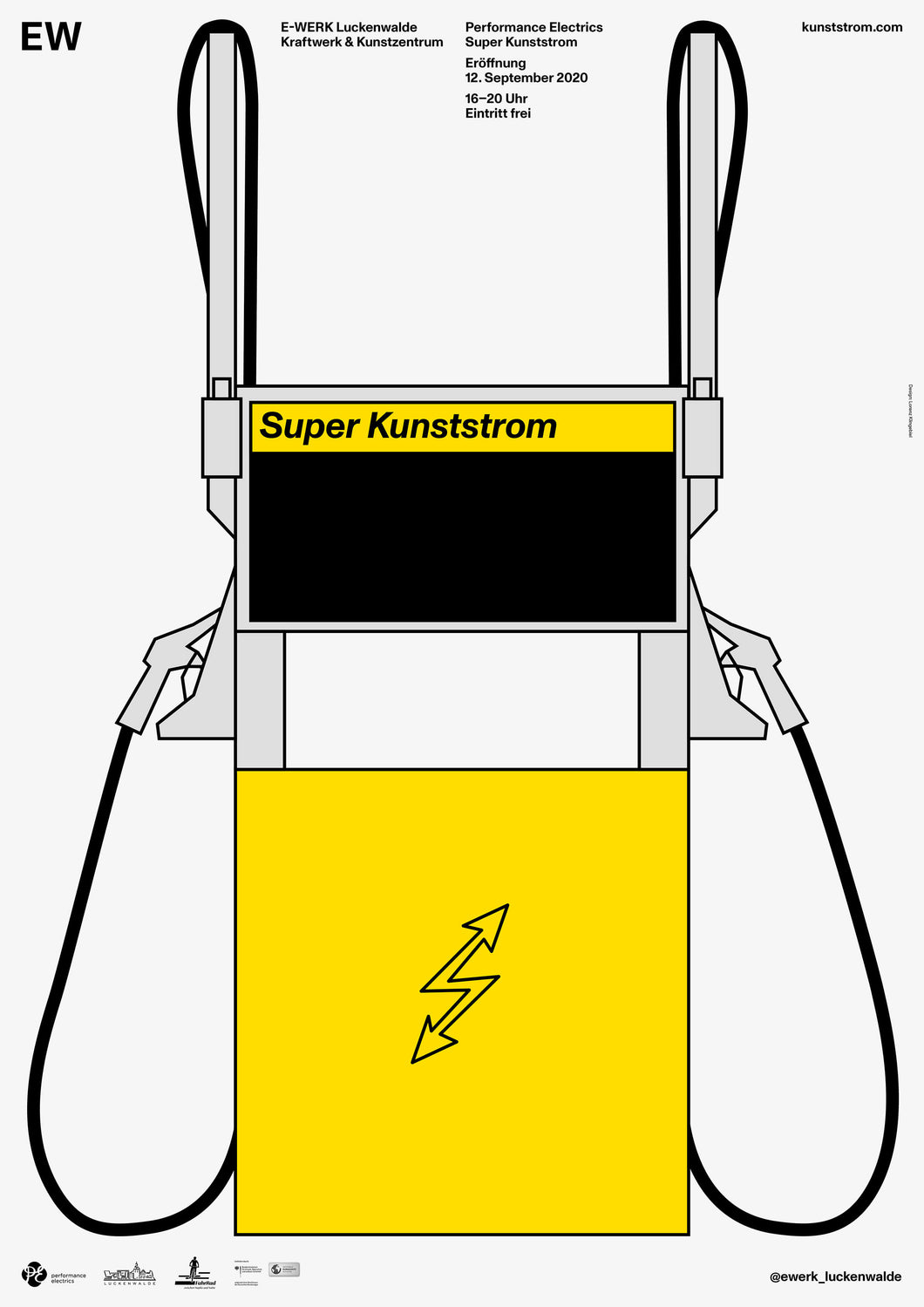 Super Kunststrom Pump Poster 1-Sided (B1)