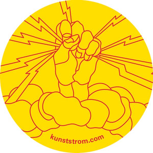 Kunststrom Sticker - Round