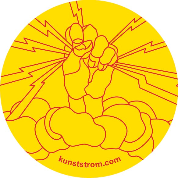 Kunststrom Sticker - Round